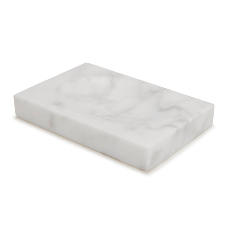 Soap Dish - Marmol Bath Accessories by Kassatex in White at Fig Linens and Home