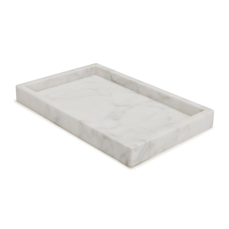 Vanity Tray - Marmol Bath Accessories by Kassatex in White at Fig Linens and Home