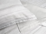 Mirage Silver Bedding Detail by Kevin O'Brien Studio at Fig Linens and Home