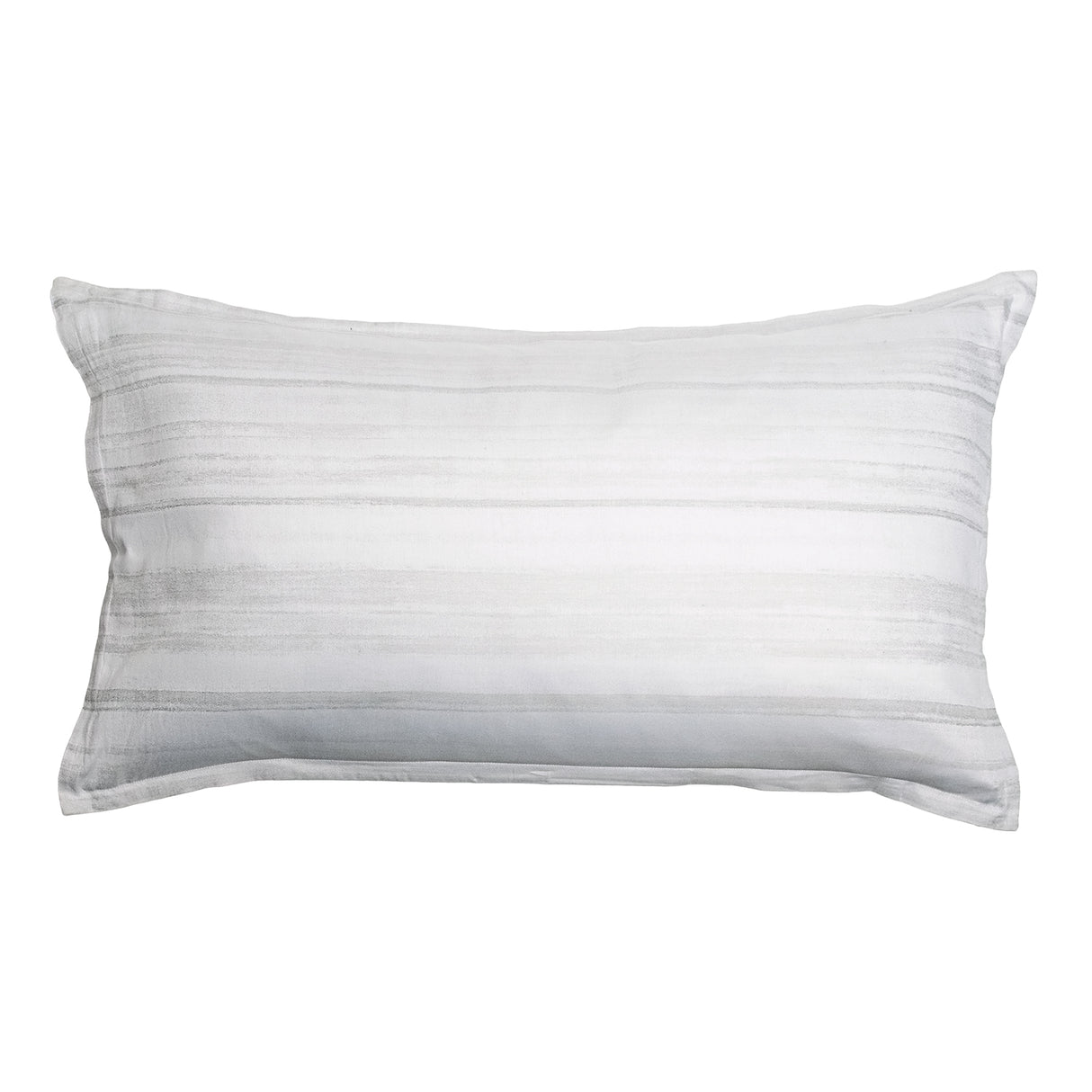King Pillow Sham Front - Kevin O'Brien Mirage Silver Bedding at Fig Linens and Home