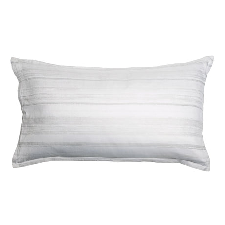 King Pillow Sham Front - Kevin O'Brien Mirage Silver Bedding at Fig Linens and Home