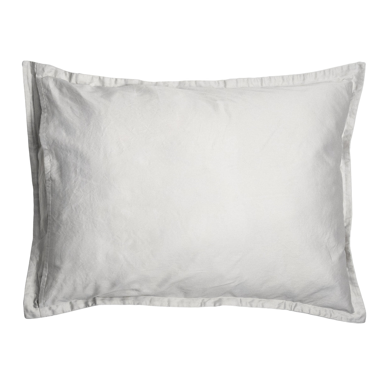 Standard Pillow Sham Reverse - Kevin O'Brien Mirage Silver Bedding at Fig Linens and Home
