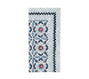 Majorelle Napkin in Red, White & Blue Set of 4 by Kim Seybert Folded Fig Linens and Home