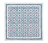 Majorelle Napkin in Red, White & Blue Set of 4 by Kim Seybert Open Fig Linens and Home