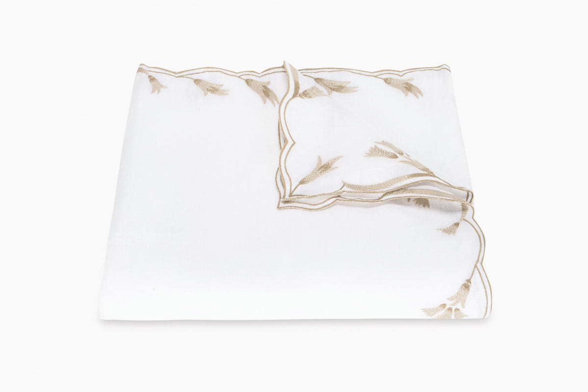 Marcella Dune Tablecloth | Matouk at Fig Linens and Home