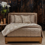 Throw Pillow - Markham Light Taupe Pillow by Ann Gish at Fig Linens and Home