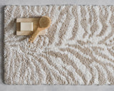 Regine Bath Rug by Matouk Schumacher - Lifestyle view at Fig Linens and Home 1