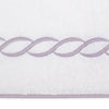 Swatch of Matouk Classic Chain Towels - Lavender - Fig Linens and Home