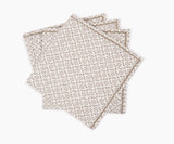 Oak Laksha Napkins Set of 4 by Matouk Schumacher at Fig Linens and Home