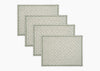 Laksha Clover Green Placemats Set of 4 by Matouk Schumacher at Fig Linens and Home