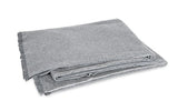 Matouk Agnes Throw Smoke Grey 1 Blankets Cashmere Wool at Fig Linens and Home