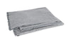 Matouk Agnes Throw Smoke Grey 1 Blankets Cashmere Wool at Fig Linens and Home