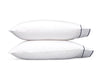 Pillowcases | Matouk Ansonia Navy Blue Cotton Bedding at Fig Linens and Home