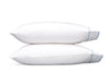 Pillowcases | Matouk Ansonia Ocean Blue Cotton Bedding at Fig Linens and Home