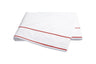 Flat Sheet | Matouk Ansonia Red Cotton Bedding at Fig Linens and Home