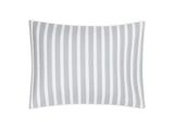 Pillow Sham - Apollo Stripe Dove Matelasse by Matouk Schumacher at Fig Linens and Home