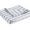 Coverlet - Apollo Stripe Dove Matelasse by Matouk Schumacher at Fig Linens and Home