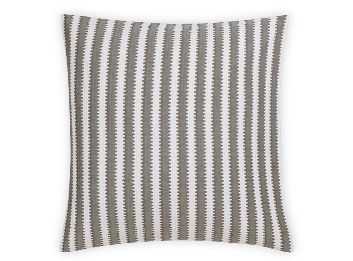 Euro Sham - Apollo Stripe Comet Matelasse by Matouk Schumacher at Fig Linens and Home