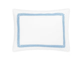 Pillow Sham - Matouk Schumacher Astor Braid Sky Bedding - Fig Linens and Home