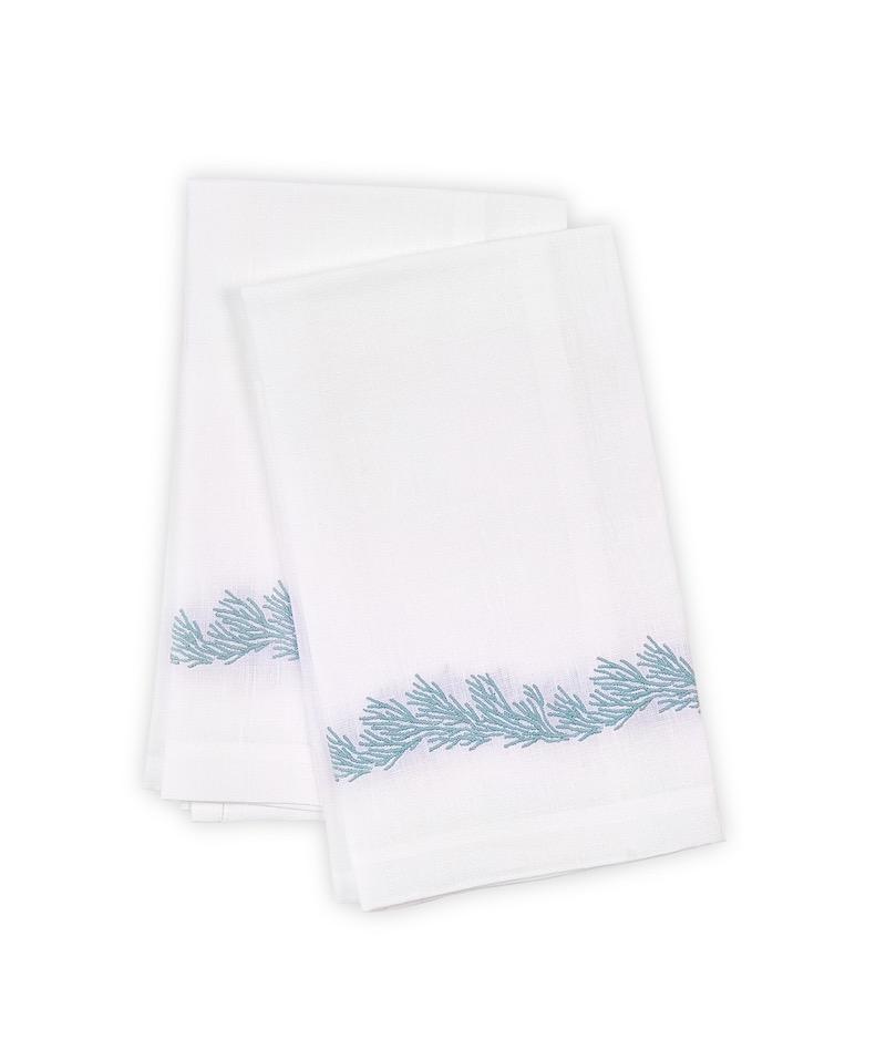 Atoll Pool Linen Guest Towels - Matouk at Fig Linens