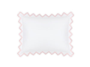Aziza Pink Pillow Sham | Matouk Bedding at Fig Linens and Home