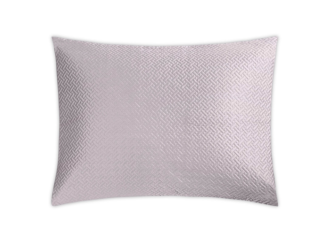 Pillow Sham - Matouk Basketweave Deep Lilac - Fig Linens and Home