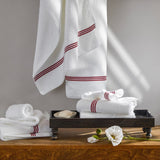 Matouk Towels - Bel Tempo Bath Collection on Cairo Terrycloth at Fig Linens and Home