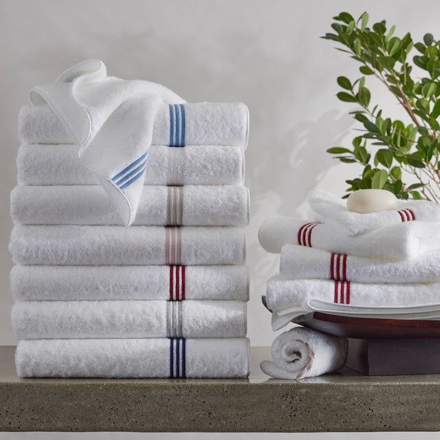 Matouk Bel Tempo Bath Towels, Hand Towels, Wash Cloths and Tub Mats