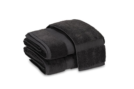 Matouk Lotus Black Bath Towels at Fig Linens and Home