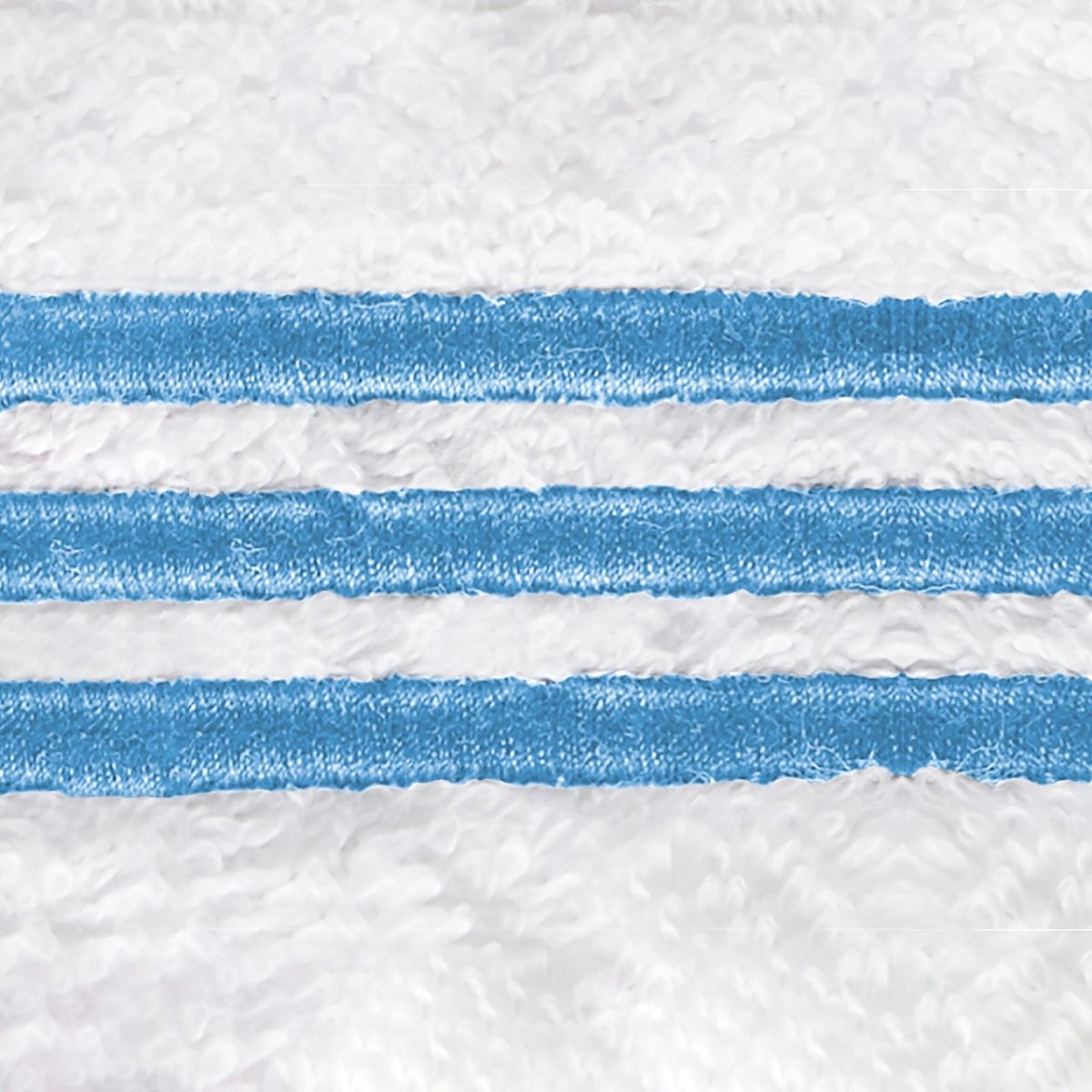 Swatch of Bel Tempo Ocean Blue Bath Towels | Matouk at Fig Linens and Home