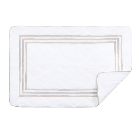 Matouk Bath Mat - Beach Road Quilted Tub Mat in Tan - Fig Linens and Home