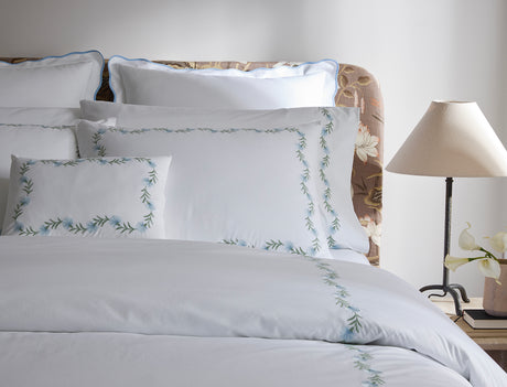 Daphne Bedding by Matouk - Percale Cotton Sheets and Duvet Covers - Detail 2