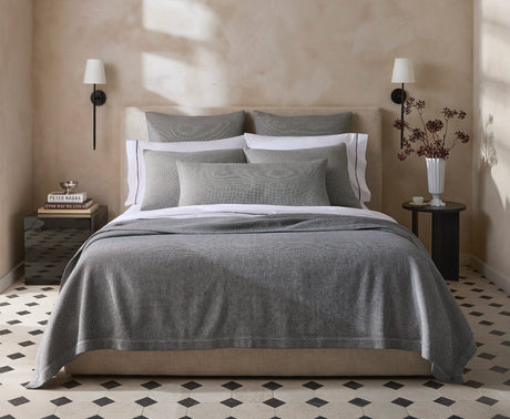 Matouk Jackson Pacific Coverlets at Fig Linens and Home - Lifestyle 1