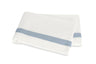 Flat Sheet - Ambrose Bone and Hazy Blue | Matouk Bedding at Fig Linens and Home