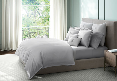 Talita Satin Stitch Bedding by Matouk | Giza Cotton Bedding at Fig Linens and Home