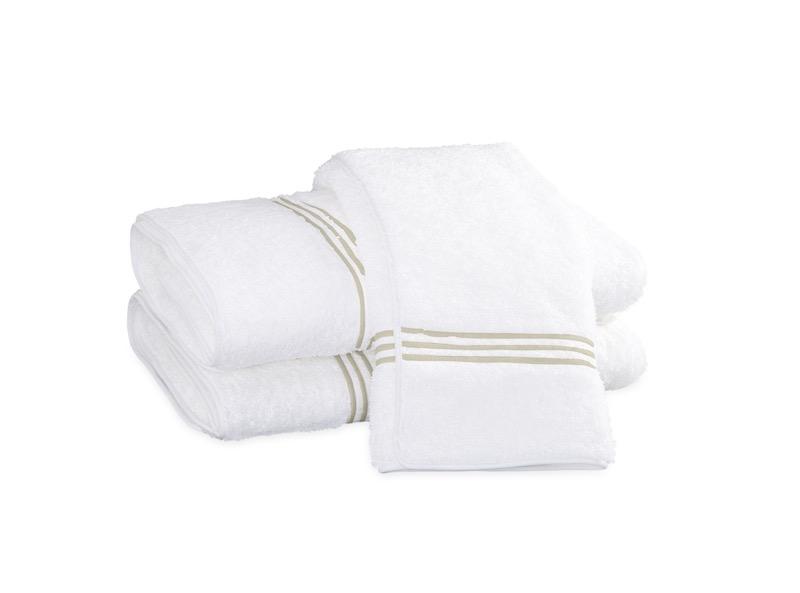 Bel Tempo Almond Bath Towels | Matouk at Fig Linens and Home