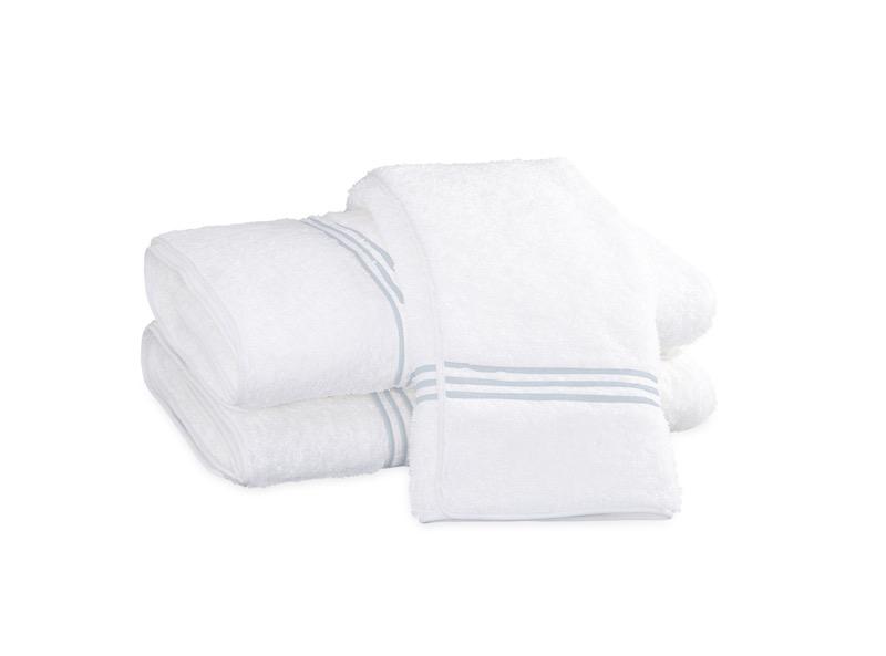 Bel Tempo Blue Bath Towels | Matouk at Fig Linens and Home