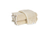 Matouk Cairo Scallop Terrycloth Towels Sand and White at Fig Linens and Home