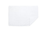 Matouk Cairo Towels in White with White | Fig Linens and Home - Plain non-quilted Tub Mat
