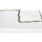 Coverlet - Matouk Camila Pique Palm Green Blanket Cover at Fig Linens and Home