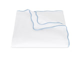 Duvet Cover - Matouk Camila Pique Light Blue Bedding at Fig Linens and Home