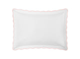 Pillow Sham - Matouk Camila Pique Pink Bedding at Fig Linens and Home