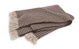 Matouk Cashmere Throw - Cleo Fawn Oversized Throw Blanket with Fringe
