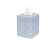 Tissue Box Cover - Catarina Hazy Blue Tissue Cover by Matouk Schumacher at Fig Linens and Home
