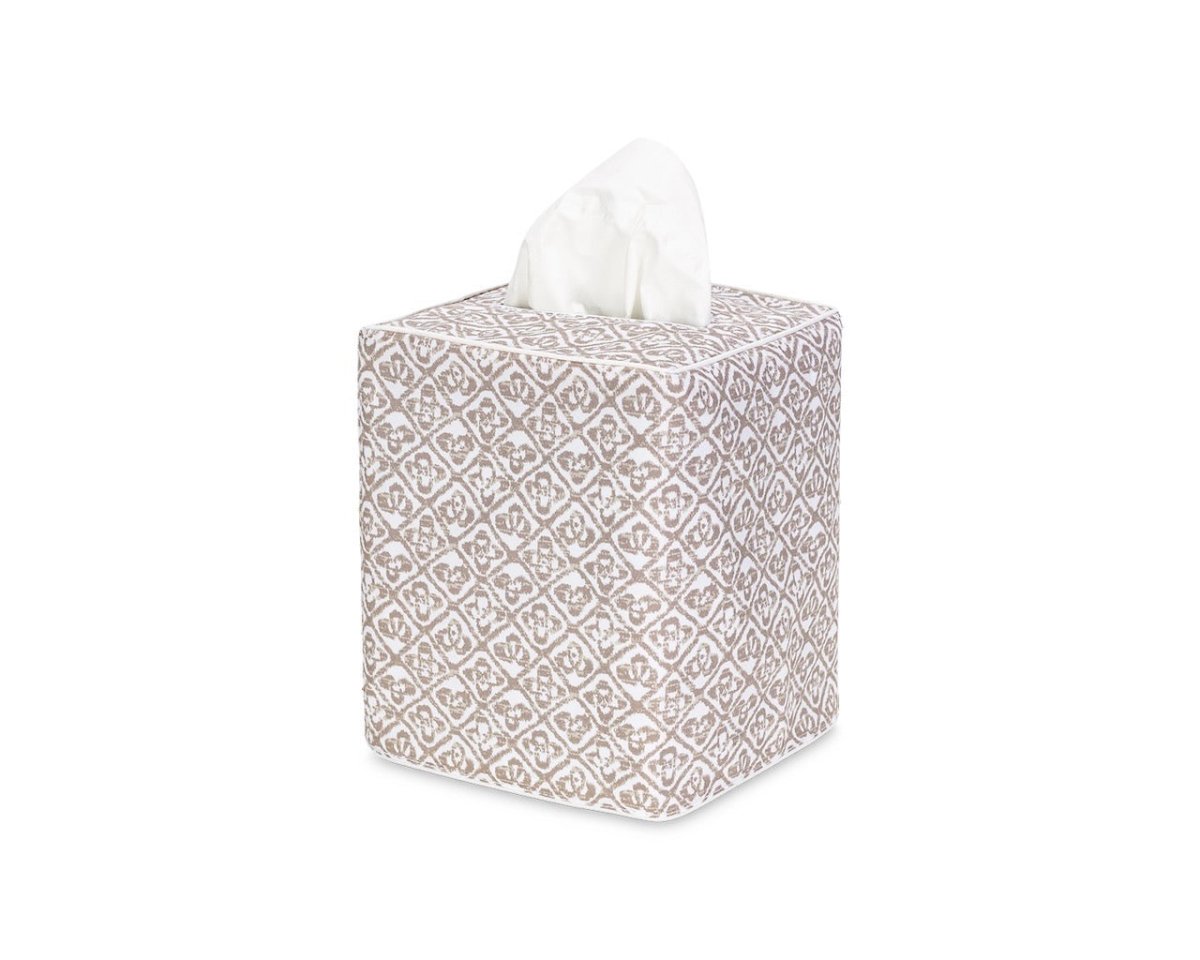 Tissue Box Cover - Catarina Dune Tissue Cover by Matouk Schumacher at Fig Linens and Home