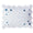 Baby Pillow - Celine Hearts Mini Pillow by Matouk at Fig Linens and Home - Prussian Blue