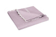 Matouk Classic Chain Scallop Matelasse coverlet Deep Lilac and Bone  | Matouk at Fig Linens and Home