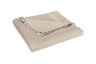 Matouk Classic Chain Scallop Matelasse coverlet Dune and Bone  | Matouk at Fig Linens and Home