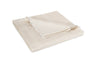 Matouk Classic Chain Scallop Matelasse coverlet Ivory and White  | Matouk at Fig Linens and Home