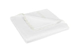 Matouk Classic Chain Scallop Matelasse coverlet white  | Matouk at Fig Linens and Home